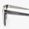 Lunettes de soleil oversize en acétate bleu transparent Lunettes de soleil oversize en acétate bleu transparent