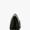 Mini sac à chaîne en cuir noir