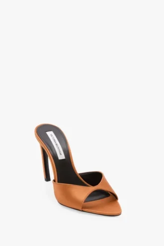 Mule Harlow 100 en satin bronze
