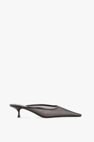 Mule Sloane 45 en maille noire Mule Sloane 45 en maille noire