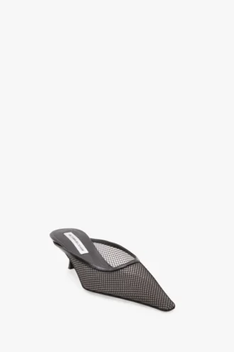 Mule Sloane 45 en maille noire Mule Sloane 45 en maille noire