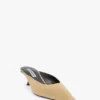 Mules Sloane 45 en coton sable
