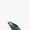 Mules Sloane 45 en satin bleu sarcelle Mules Sloane 45 en satin bleu sarcelle