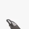 Mules à talons aiguilles Sloane 75 en maille noire Mules à talons aiguilles Sloane 75 en maille noire