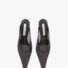 Mules à talons aiguilles Sloane 75 en maille noire Mules à talons aiguilles Sloane 75 en maille noire