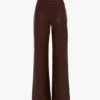 Pantalon Alina en cuir bordeaux Pantalon Alina en cuir bordeaux