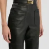 Pantalon Alina en cuir noir Pantalon Alina en cuir noir