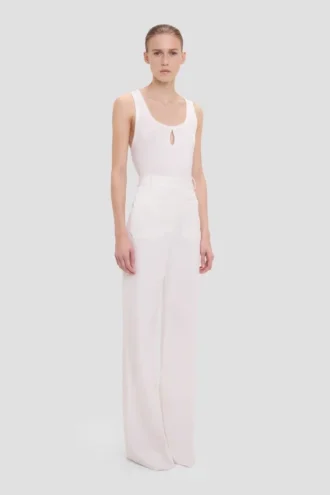 Pantalon Alina en ivoire