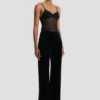 Pantalon Alina en velours Midnight Pantalon Alina en velours Midnight