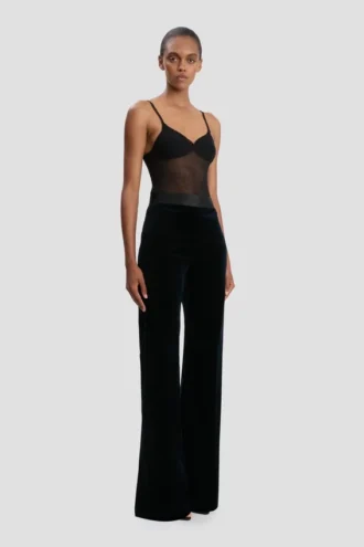 Pantalon Alina en velours Midnight