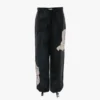Pantalon cargo à imprimé floral bleu marine foncé Pantalon cargo à imprimé floral bleu marine foncé