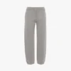 Pantalon de jogging brodé du logo en gris chiné Pantalon de jogging brodé du logo en gris chiné