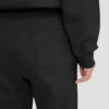 Pantalon de jogging noir avec logo brodé Pantalon de jogging noir avec logo brodé