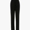 Pantalon droit ajusté en noir Pantalon droit ajusté en noir