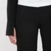 Pantalon à empiècements latéraux noir Pantalon à empiècements latéraux noir