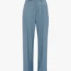Pantalon à jambes courbées bleu ciel Pantalon à jambes courbées bleu ciel