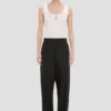 Pantalon à jambes courbées noir Pantalon à jambes courbées noir