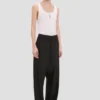 Pantalon à jambes courbées noir Pantalon à jambes courbées noir
