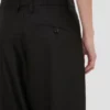 Pantalon à jambes courbées noir Pantalon à jambes courbées noir
