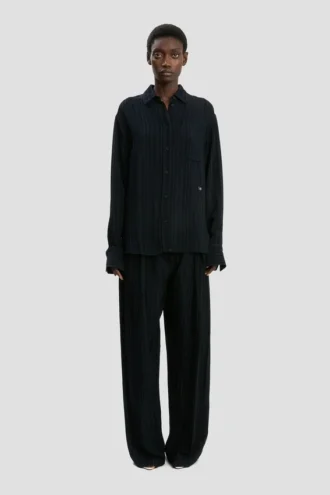 Pantalon large bleu marine Pantalon large bleu marine