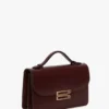 Petit sac Dorian en cuir bordeaux Petit sac Dorian en cuir bordeaux