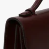 Petit sac Dorian en cuir bordeaux Petit sac Dorian en cuir bordeaux