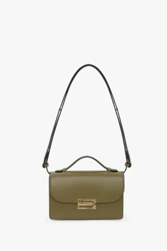 Petit sac Dorian en cuir vert cactus
