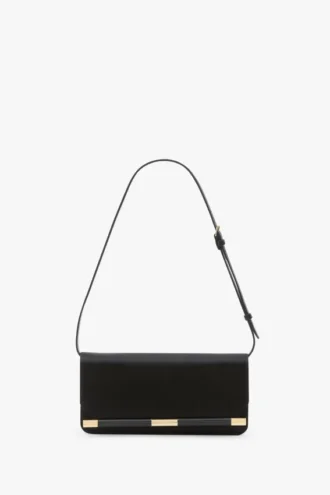 Pochette 202 en cuir noir