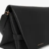 Pochette à chaîne en cuir noir