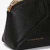 Pochette de voyage The Victoria en cuir noir