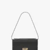 Pochette Dorian en cuir noir Pochette Dorian en cuir noir