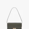 Pochette Dorian en cuir olive foncé Pochette Dorian en cuir olive foncé