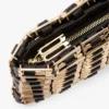 Pochette Dorian tissée, noire Pochette Dorian tissée, noire