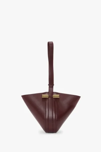 Pochette Portofino Dia en cuir bordeaux