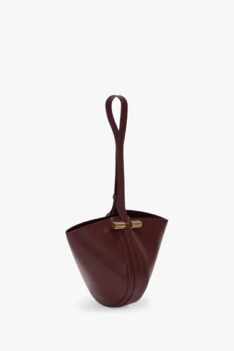 Pochette Portofino Dia en cuir bordeaux