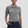Polo gris chiné Polo gris chiné