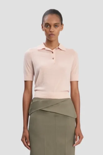 Polo rose pâle
