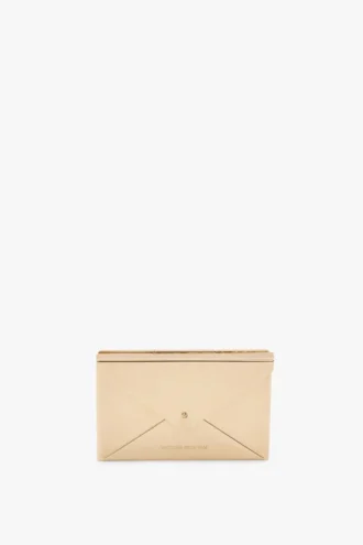 Porte-cartes en forme d&rsquo;enveloppe doré