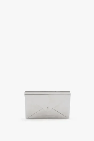 Porte-cartes enveloppe en argent
