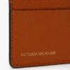 Porte-cartes The Victoria en cuir grainé orange brûlé Porte-cartes The Victoria en cuir grainé orange brûlé