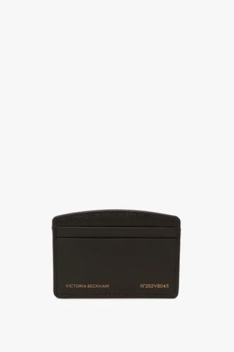 Porte-cartes Victoria en cuir noir Porte-cartes Victoria en cuir noir