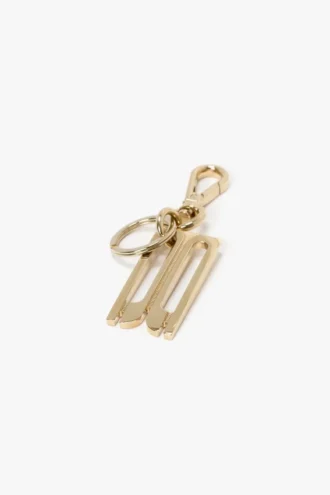 Porte-clés à breloque doré Porte-clés à breloque doré