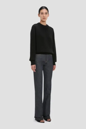 Pull coupe ample en noir