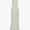 Robe camisole longue en ivoire Robe camisole longue en ivoire