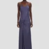 Robe caraco drapée Eclipse Robe caraco drapée Eclipse