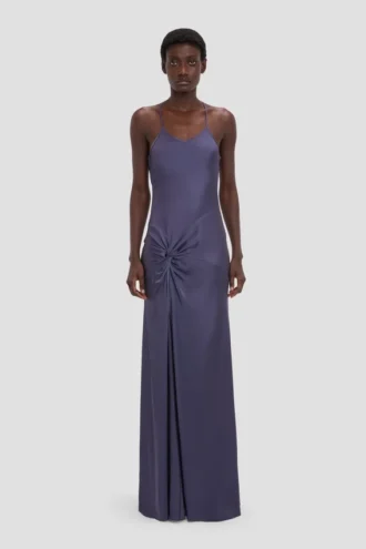 Robe caraco drapée Eclipse
