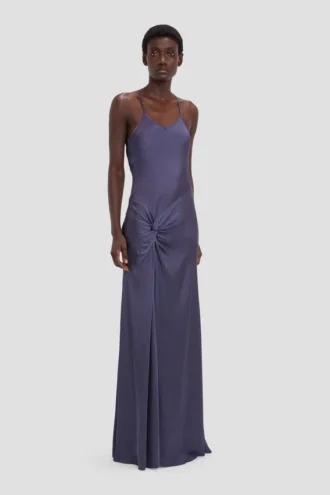 Robe caraco drapée Eclipse