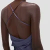 Robe caraco drapée Eclipse Robe caraco drapée Eclipse