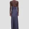 Robe caraco drapée Eclipse Robe caraco drapée Eclipse