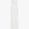Robe caraco en dentelle couleur magnésium Robe caraco en dentelle couleur magnésium